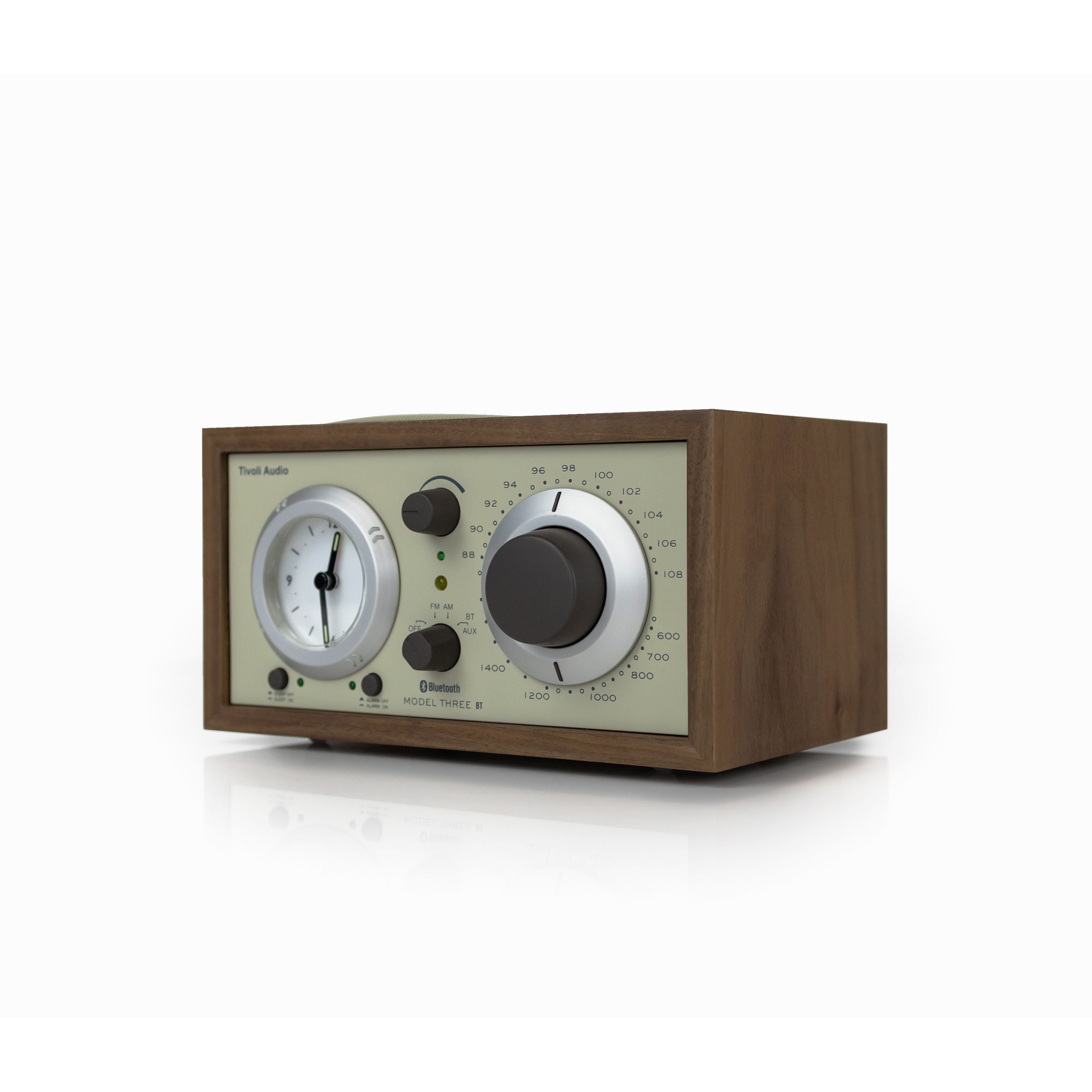 Tivoli Audio - Model Three® BT with USB-C - Walnut/Beige