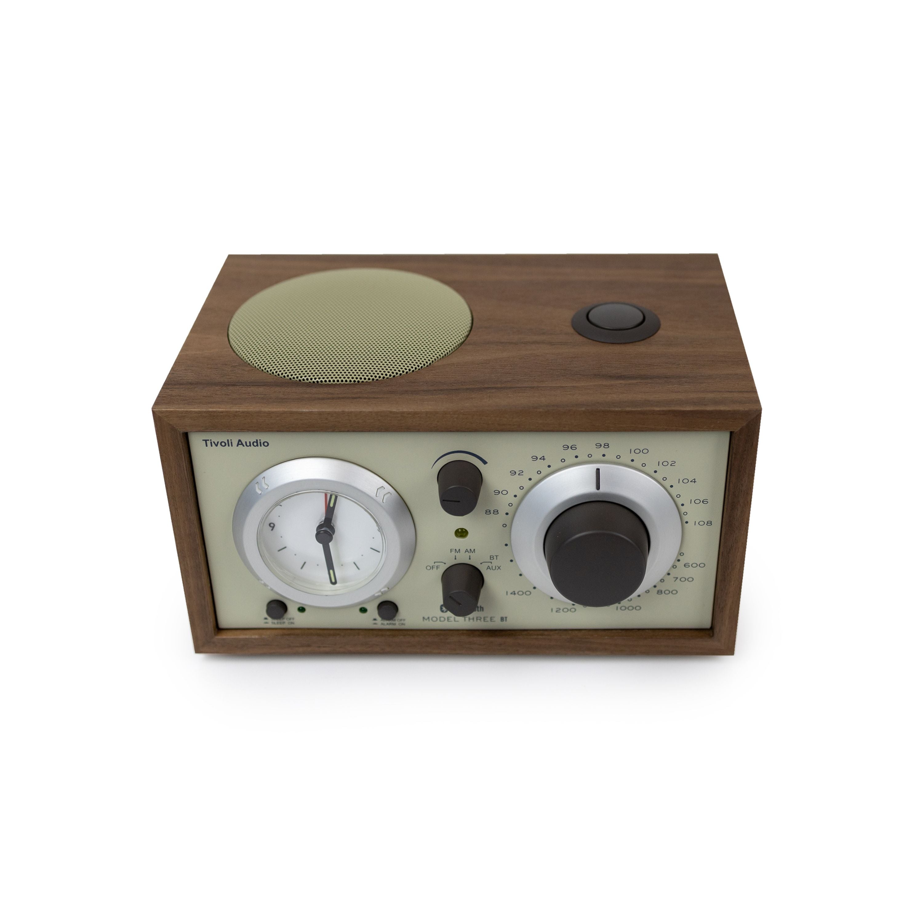 Tivoli Audio - Model Three® BT with USB-C - Walnut/Beige