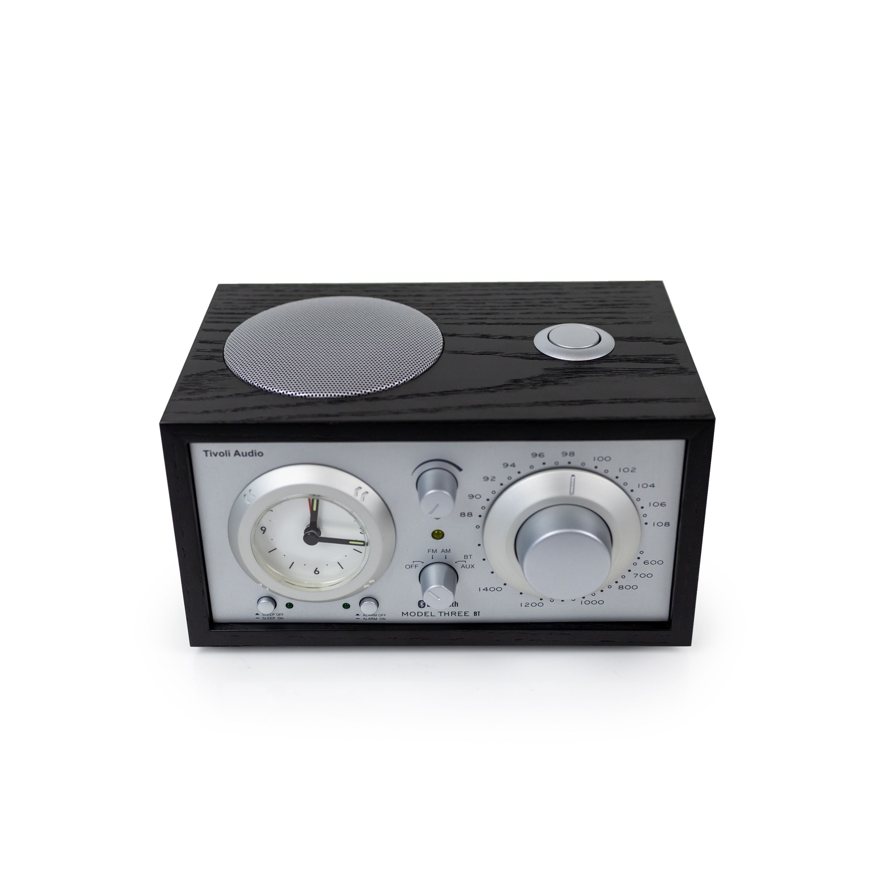 Tivoli Audio - Model Three® BT with USB-C - Black Ash/Silver