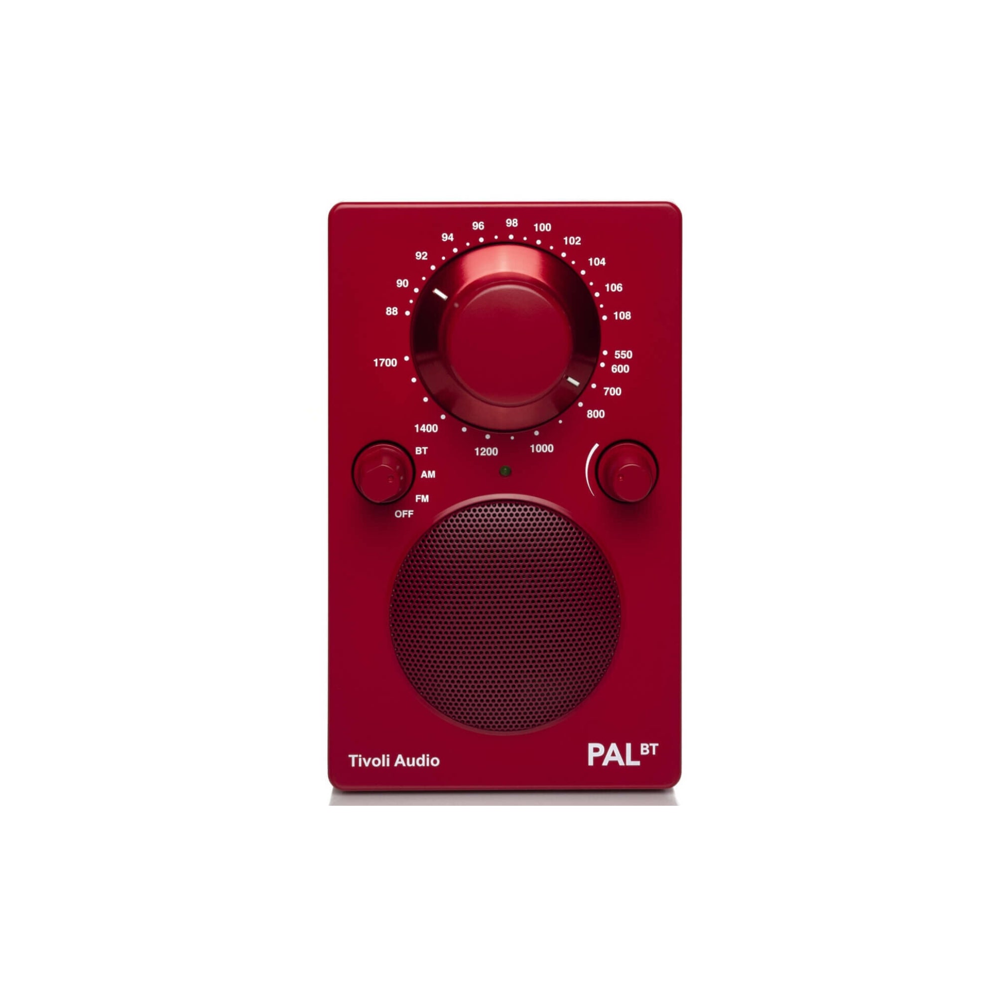 Tivoli Audio - Pal Portable Radio FM AM & Bluetooth - Red