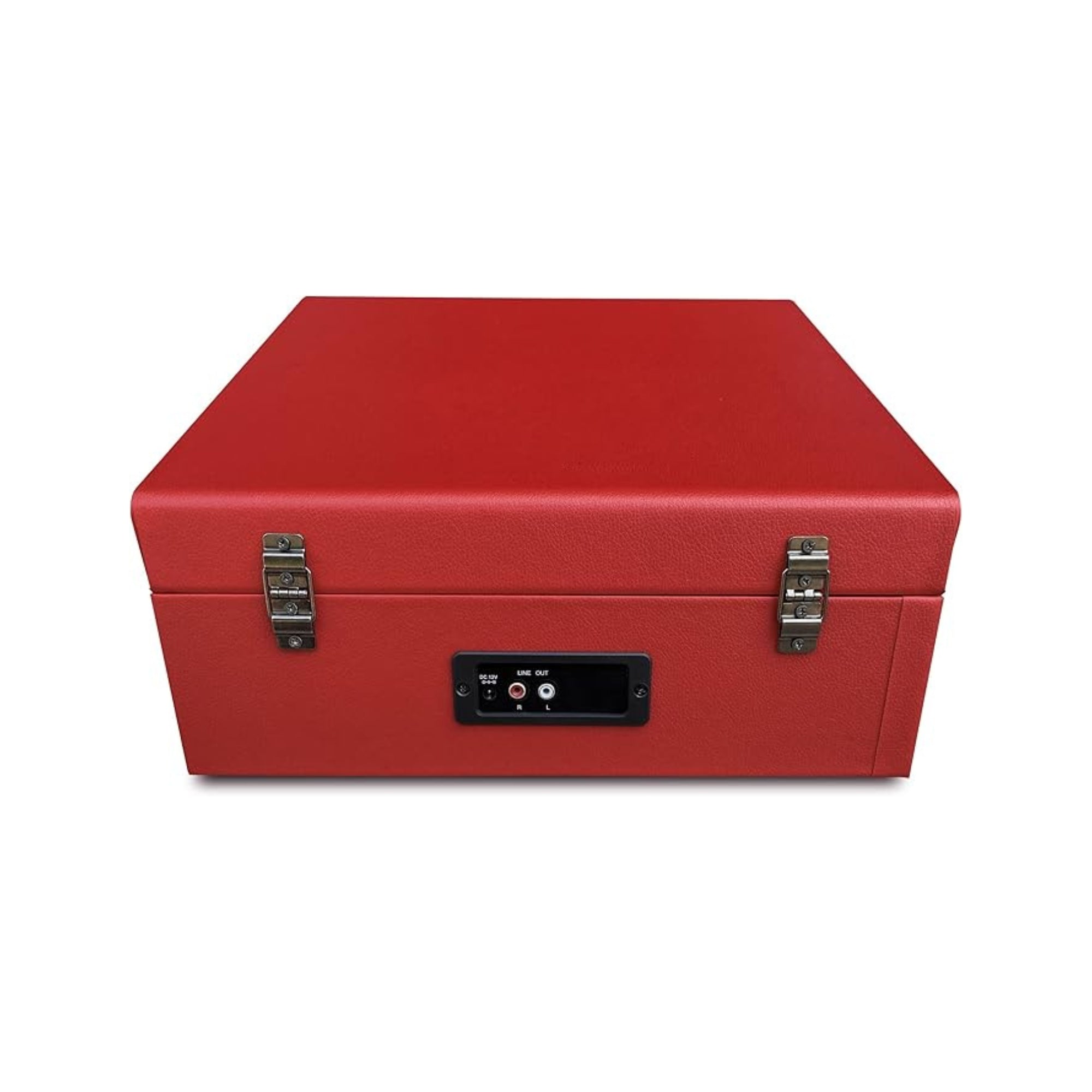 Bluetooth Table Top Turntable with 4GB USB, Red