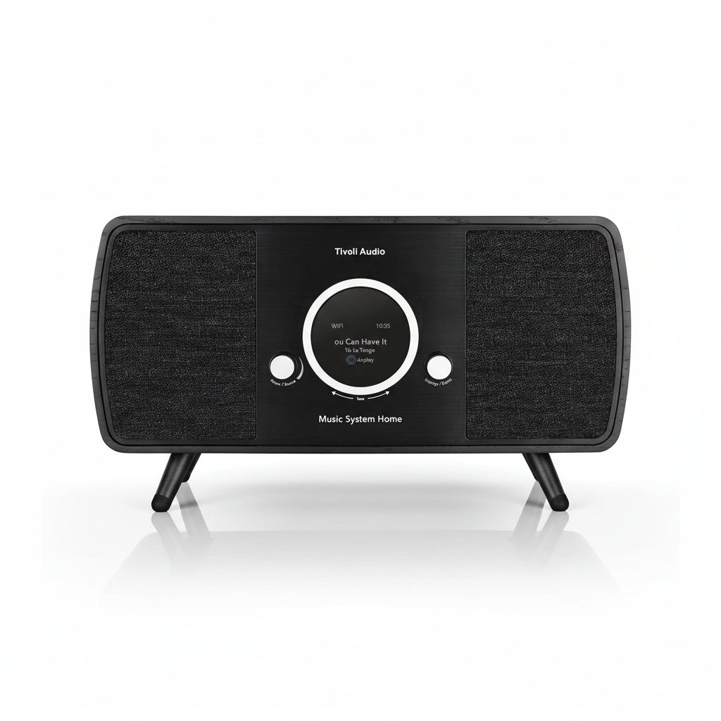 Tivoli Audio - Music System Home Generation 2, Wi-Fi DAB+ AM FM Bluetooth Black Ash / Black