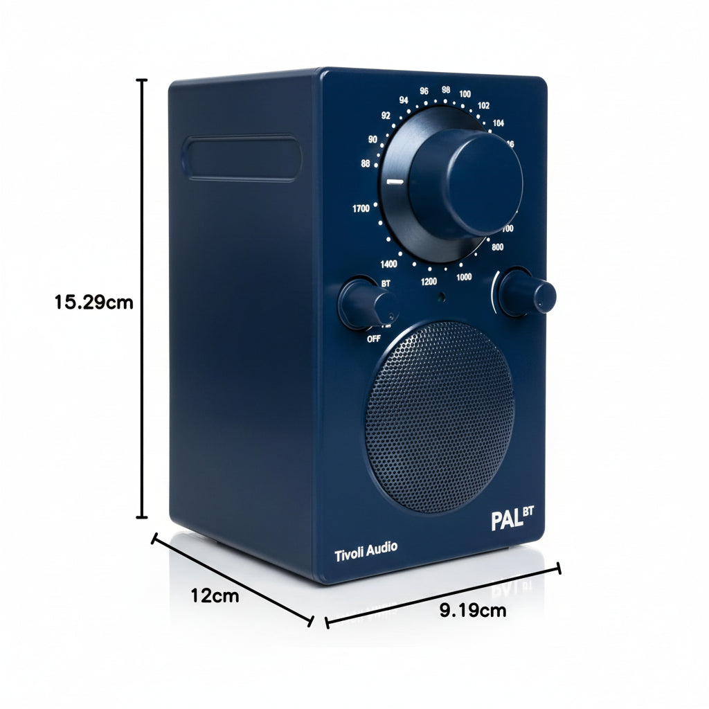 Tivoli Audio - Pal Portable Radio FM/AM Bluetooth - Blue