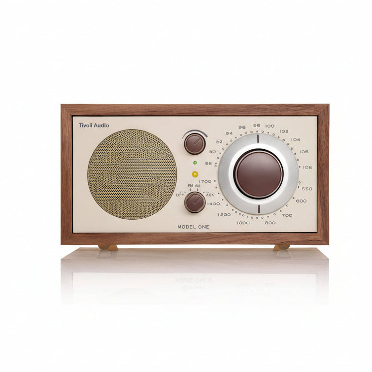 Tivoli Audio - Model One AM/FM Table Radio - Walnut / Beige