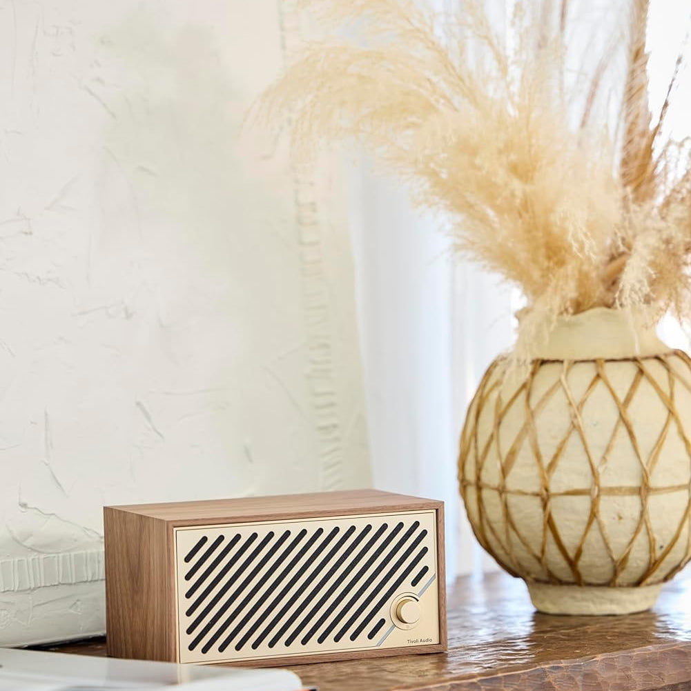 Tivoli Audio - Model Two Digital Wi-Fi Bluetooth Speaker - Walnut / Gold