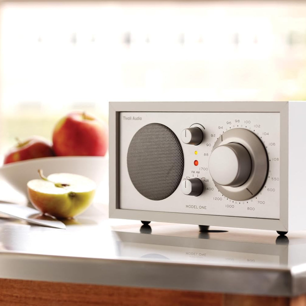 Tivoli Audio - Model One AM/FM Table Radio - White / Silver